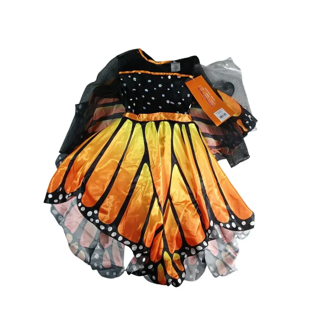 Butterfly Costume Toddler (4-5T) Hyde and Eek Target Monarch Dress Wings NWT